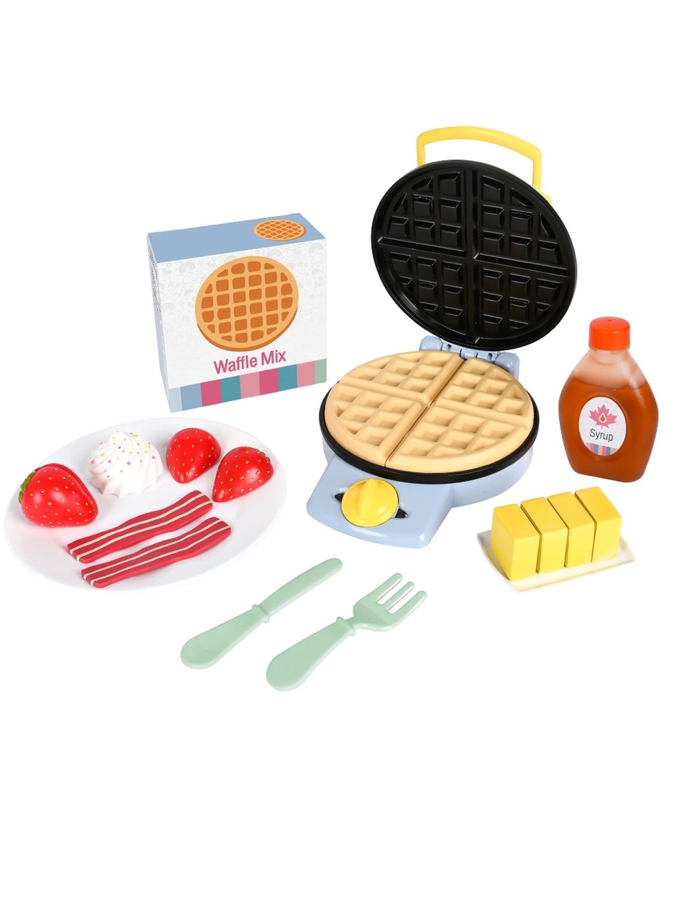 Let’s Make Waffles Playset Hopscotch Lane Play Food Breakfast Toy *NEW*